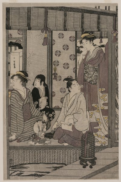 Morning Glory da série The Tale of Genji in Elegant Modern Dress, c. 1790 de Chobunsai Eishi
