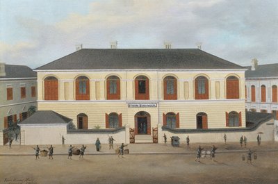 A Casa de Byron Bininger (1826-1903), Xangai, c.1870 de Chow Qua