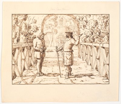 Ilustração para S. St. Blicher, As Três Evas Sagradas de Christen Dalsgaard