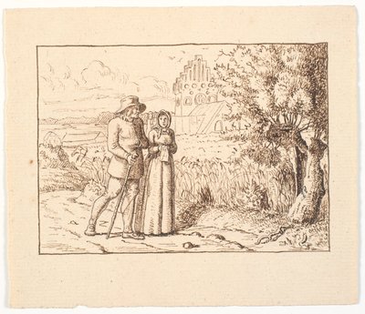 Ilustração para S. St. Blicher, As Três Evas Sagradas de Christen Dalsgaard