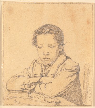 O Menino da Leitura (Fritz Feilberg) de Christen Købke