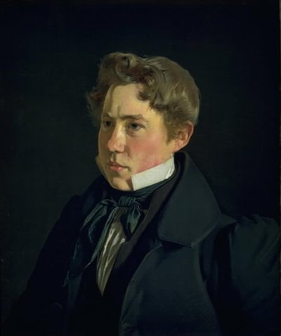 Retrato do Pintor e Litógrafo P.H. Gemzøe de Christen Købke