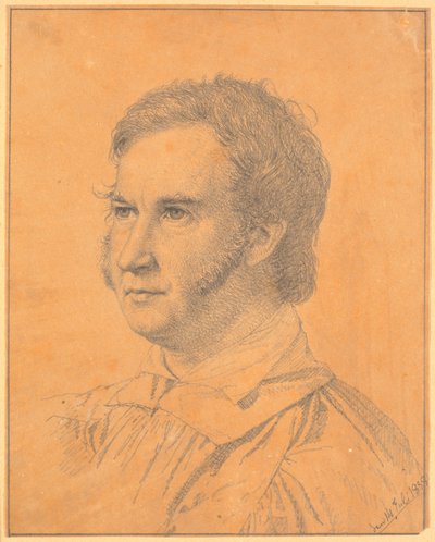 Retrato de Jacob Georg Købke (Conselheiro de Justiça, físico paroquial em Nykøbing F.) de Christen Købke