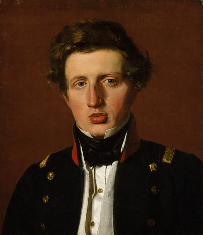 Valdemar Hjartvar Købke 1813-1893, Irmão do Artista, ca. 1838 de Christen Købke