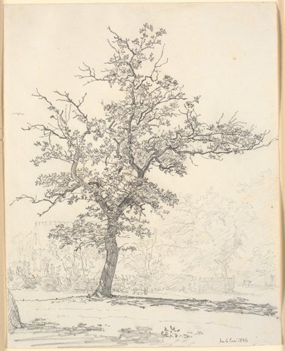 Lote de um jardim de Christen Købke