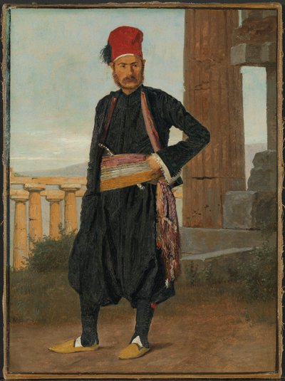 Retrato do cunhado do artista, o gravador de medalhas F.C. Krohn de Christen Købke