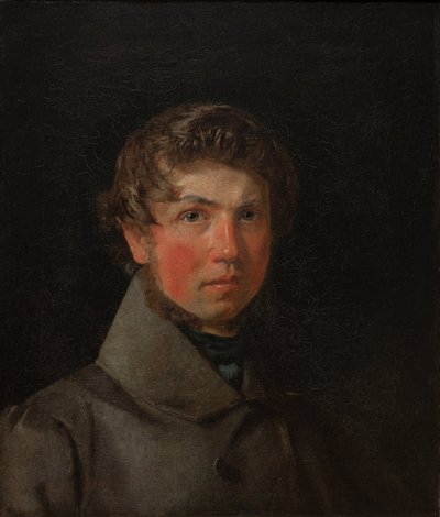Auto-retrato, c.1833 de Christen Schjellerup Købke
