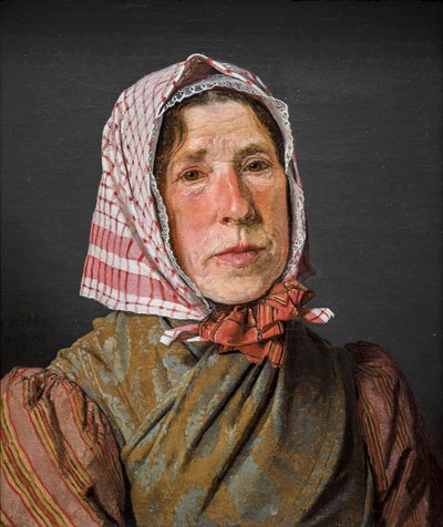 Antiga. Mulher camponesa de Christen Schjellerup Kobke