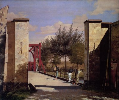 O Portão Norte da Cidadela, 1834 de Christen Schjellerup Kobke