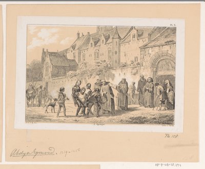 Abadia de Egmond, século XIII de Christiaan Lodewijk van Kesteren