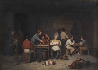 Uma cena na taverna Brockensbod de Christian Andreas Schleisner