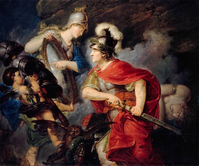 Alegoria de Frederico, o Grande como Perseu O início da Guerra dos Sete Anos, 1789 de Christian Bernhard Rode