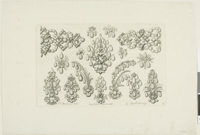 Desenhos para jóias de Christian Engelbrecht