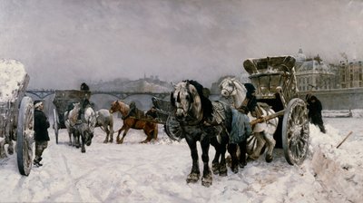 Conduzindo a neve no Sena de Christian Eriksen Skredsvig