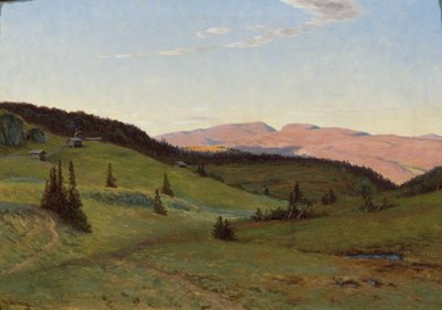 Ronningsaetra (óleo sobre tela) de Christian Eriksen Skredsvig