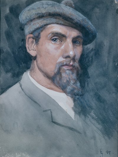 Auto-retrato de Christian Eriksen Skredsvig