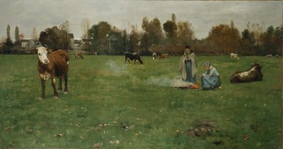 Raparigas Pastorinhas de Christian Eriksen Skredsvig