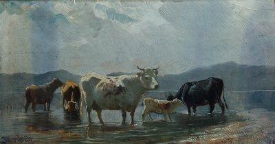 Sem título (óleo sobre tela) de Christian Eriksen Skredsvig