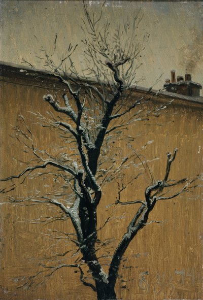 Sem título (óleo sobre tela) de Christian Eriksen Skredsvig