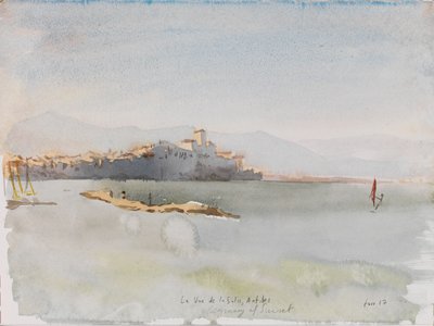 Antibes, 2017 (aguarela) de Christian Furr