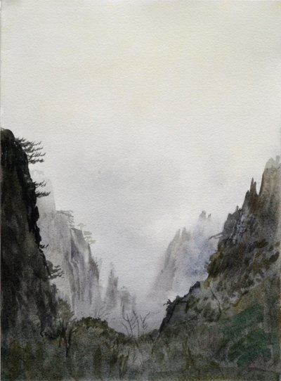 Começar a acreditar, 2015 (aguarela sobre papel) de Christian Furr
