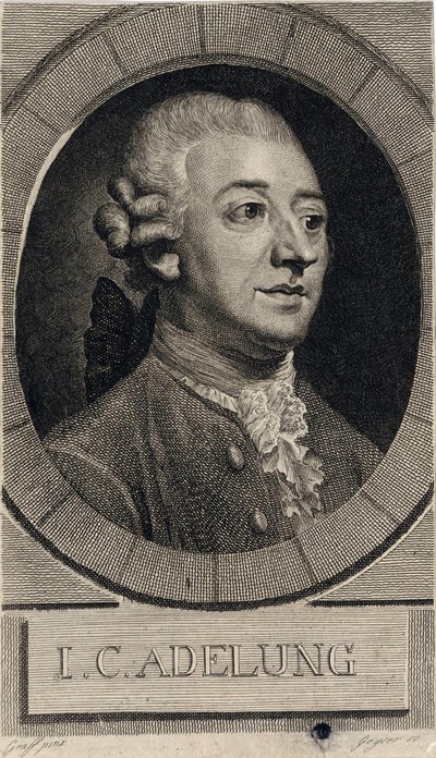 Johann Christoph Adelung 1732-1806. de Christian Gottlieb Geyser