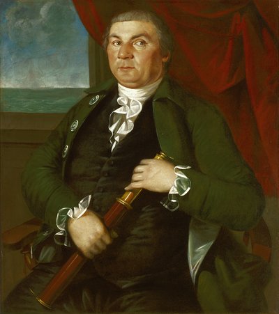 Capitão David Coats, c.1775 (óleo sobre tela) de Christian Gullager