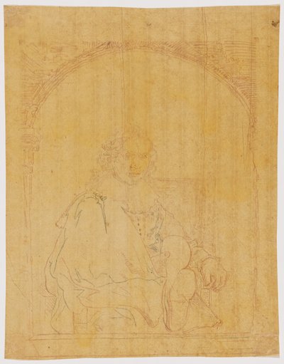 Retrato de um homem numa poltrona, de Collection d