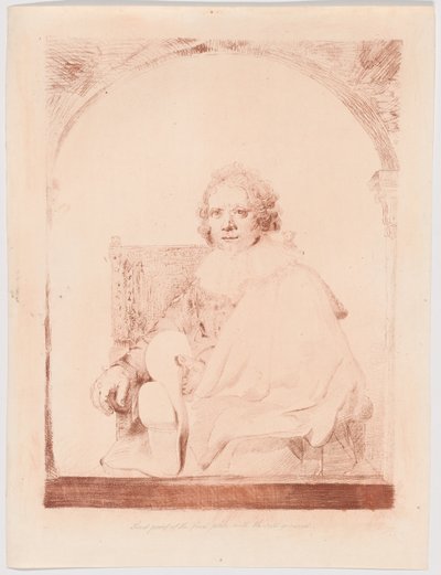 Retrato de um homem numa poltrona, de Collection d