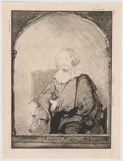 Retrato de um homem numa poltrona, de Collection d