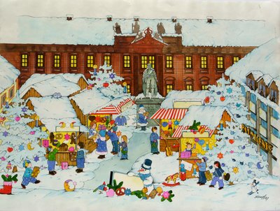 Mercado de Natal (Cidade Velha, Universidade de Erlangen) de Christian Kaempf
