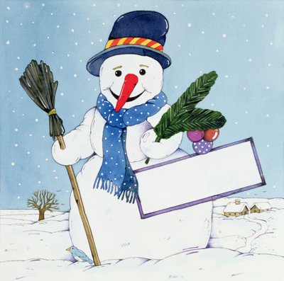 O boneco de neve de Christian Kaempf