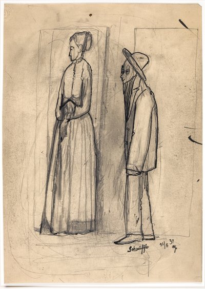 "Uma mãe com seu filho epiléptico" de Christian Kongstad Petersen