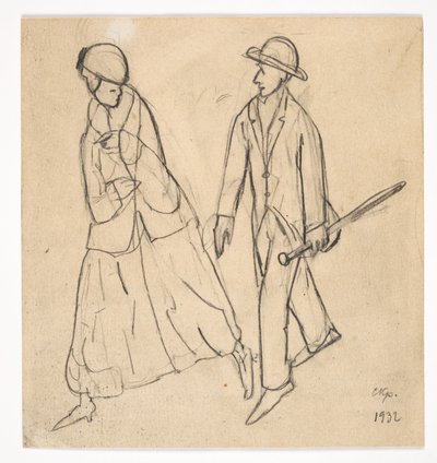 Duas figuras de Christian Kongstad Petersen