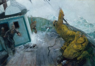 Todos os homens no convés de Christian Krohg