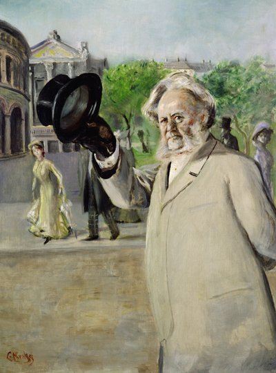 Autor Henrik Ibsen (óleo sobre tela) de Christian Krohg