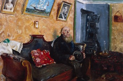 Visita de condolências de Christian Krohg