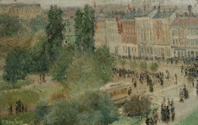 Praça Eidsvoll de Christian Krohg