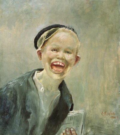 Jornalista (óleo sobre tela) de Christian Krohg