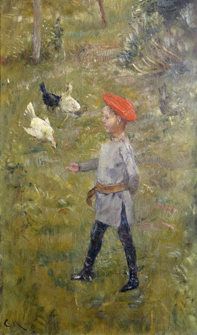 Por com as galinhas, Hvitsten de Christian Krohg