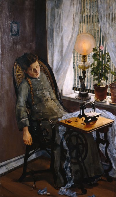 Costureira de Christian Krohg