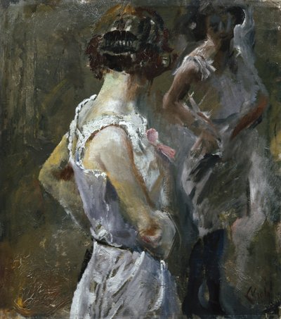 A Sanita (óleo sobre tela) de Christian Krohg