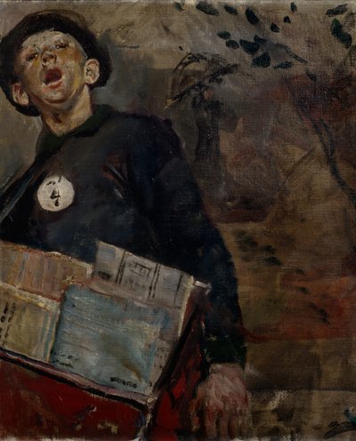 O menino do jornal de Christian Krohg
