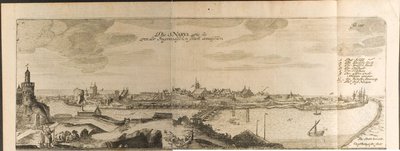 Narva Ilustração de Viagens para o Grão-Duque de Moscovo e o Rei da Pérsia por Adam Olear de Christian Lorenzen Rothgiesser