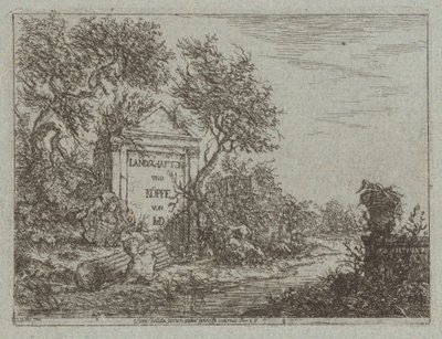 Paisagens e cabeças de Christian Ludwig von Hagedorn