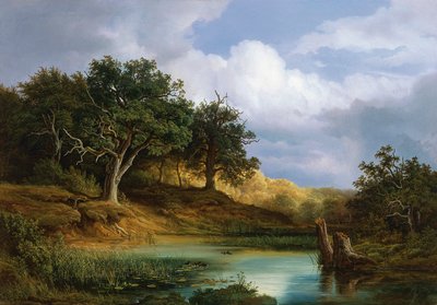 Carvalhos junto à água de Christian Morgenstern
