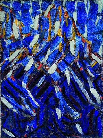 Abstração (a Montanha Azul) de Christian Rohlfs