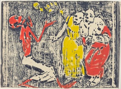 Morte como malabarista, 19181919. de Christian Rohlfs
