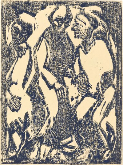 Conselho de deliberação, 1913. de Christian Rohlfs