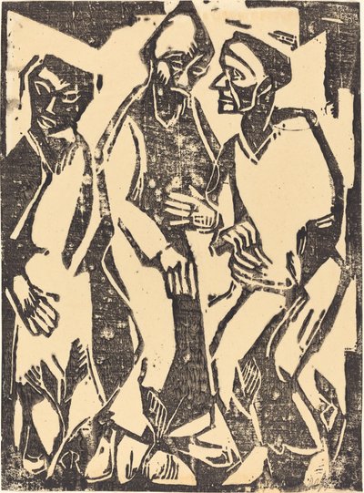 Conselho de deliberação, 1913. de Christian Rohlfs
